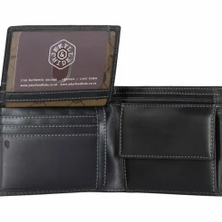 Jekyll & Hide Herrengeldbörsen Querformat<Texas Geldbörse RFID Leder 12 cm black2