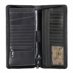 Jekyll & Hide Herrengeldbörsen Hochformat<Texas Geldbörse RFID Leder 11 cm black