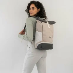 Johnny Urban Rolltop-Rucksäcke|Daypacks<Eco Series Allen Medium Daypack 40.5 cm Laptopfach sand grey