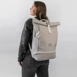 Johnny Urban Rolltop-Rucksäcke|Daypacks<Eco Series Allen Large Daypack 45 cm Laptopfach sand