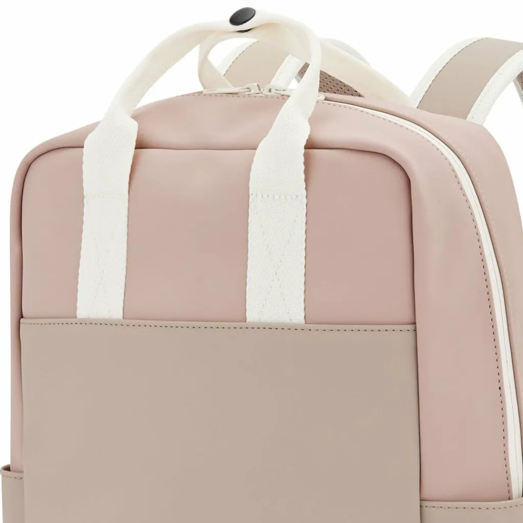 New Johnny Urban Sleek Series Hailey Daypack 36 cm Laptopfach beige-rose