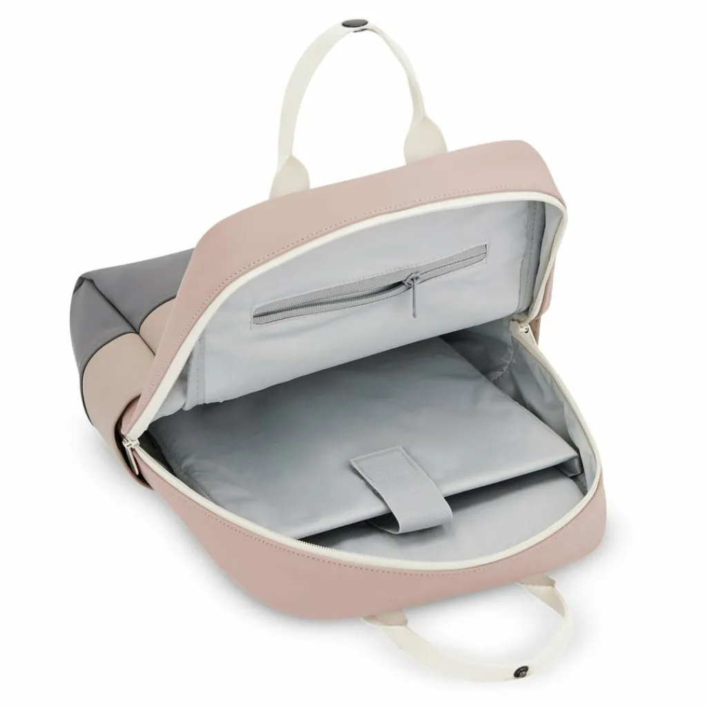 New Johnny Urban Sleek Series Hailey Daypack 36 cm Laptopfach beige-rose