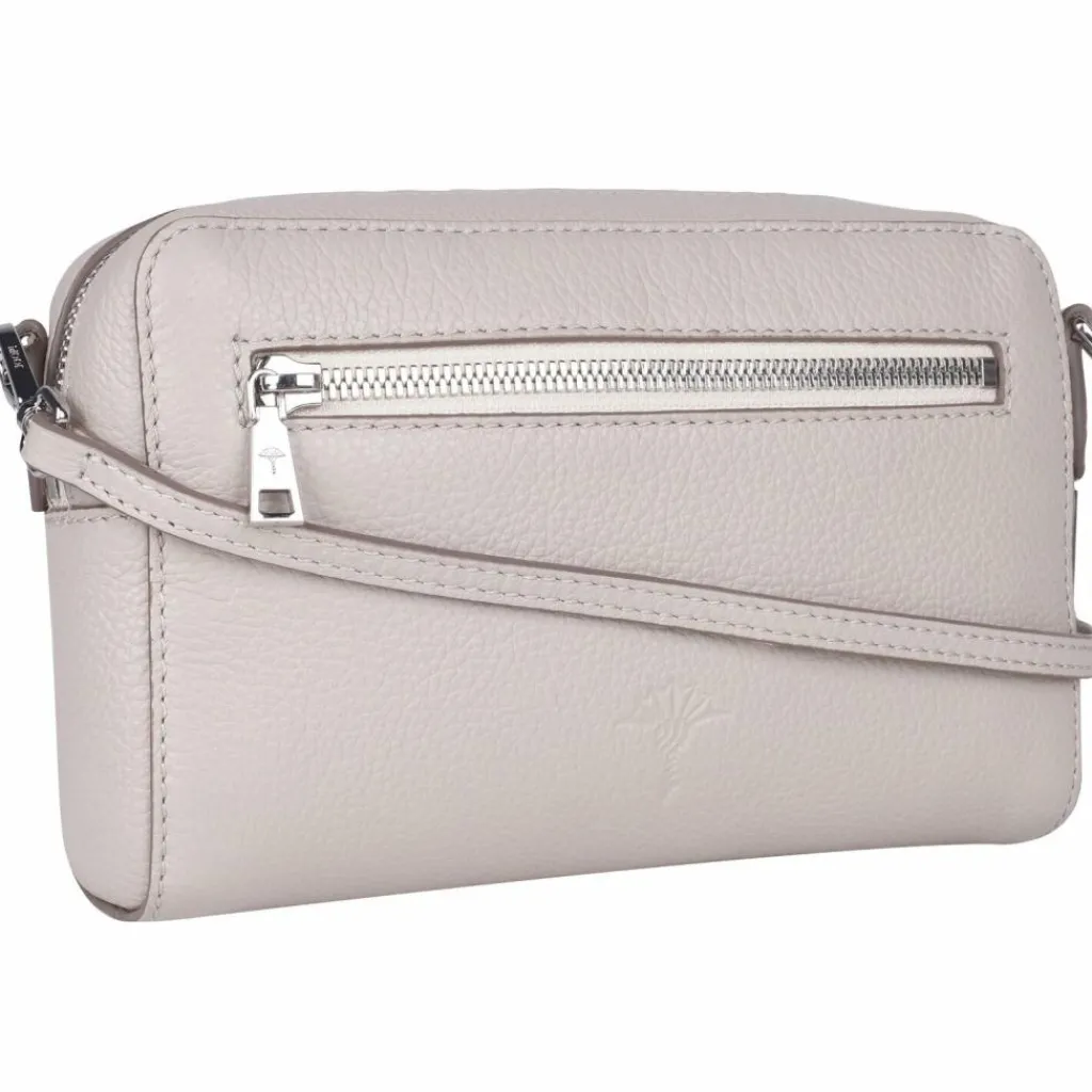 Joop! Estate Casta Umhängetasche Leder 20 cm lightgrey