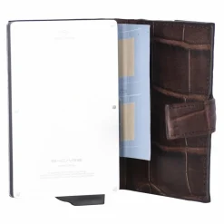 Best Joop! Fano C-Three Kreditkartenetui RFID Schutz Leder 7 cm darkbrown