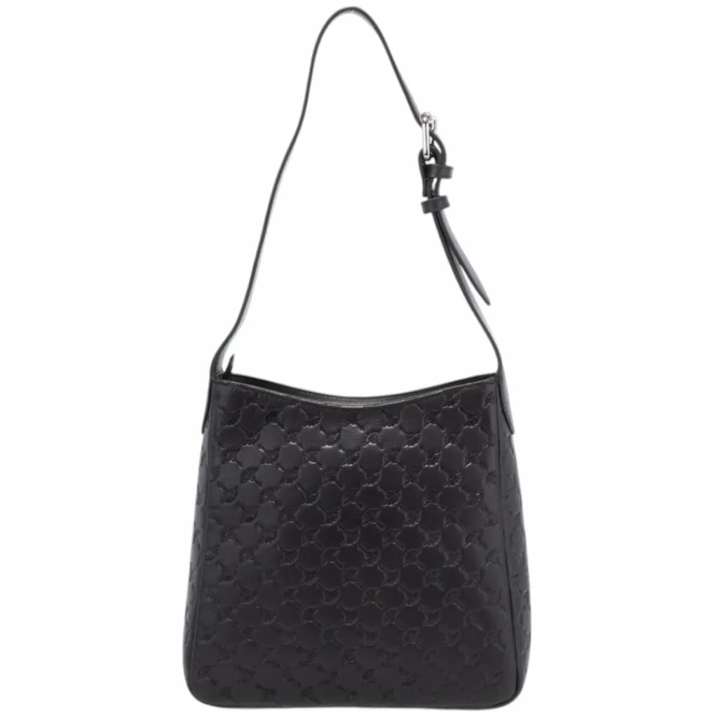 Clearance Joop! leggero stampa Schultertasche Leder 23 cm black