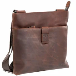 Joop! Umhängetaschen<Loreto Lian Umhängetasche Leder 25 cm darkbrown