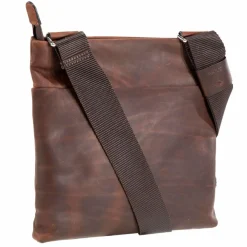 Joop! Umhängetaschen<Loreto Lian Umhängetasche Leder 25 cm darkbrown