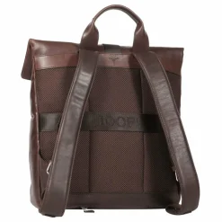 Joop! Lederrucksäcke|Business-Rucksäcke<Loreto Rico Business-Rucksack Leder 39 cm Laptopfach seal brown