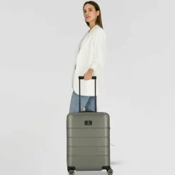 Joop! Hartgepäck Kabinengepäck|4-Rollen Kabinentrolleys<Volare 1.0 4 Rollen Kabinentrolley 55 cm khaki