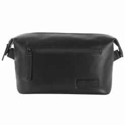 Hot Jost Aarhus Kulturbeutel Leder 22 cm schwarz