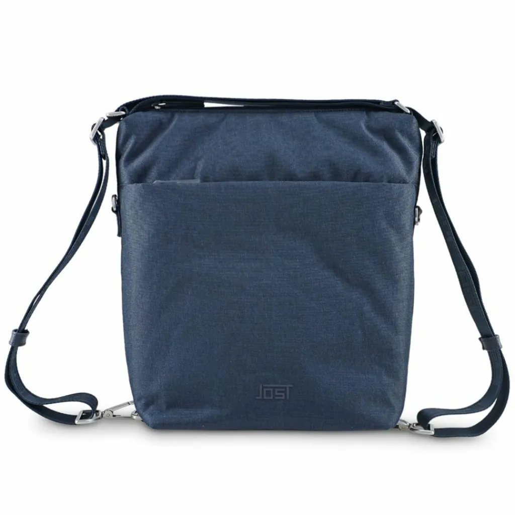 Discount Jost Bergen Schultertasche RFID Schutz 25 cm blau