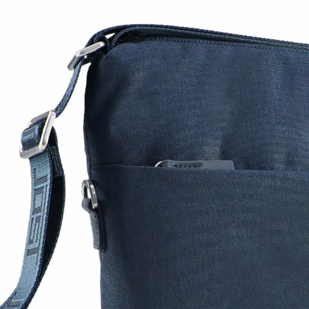 Discount Jost Bergen Schultertasche RFID Schutz 25 cm blau