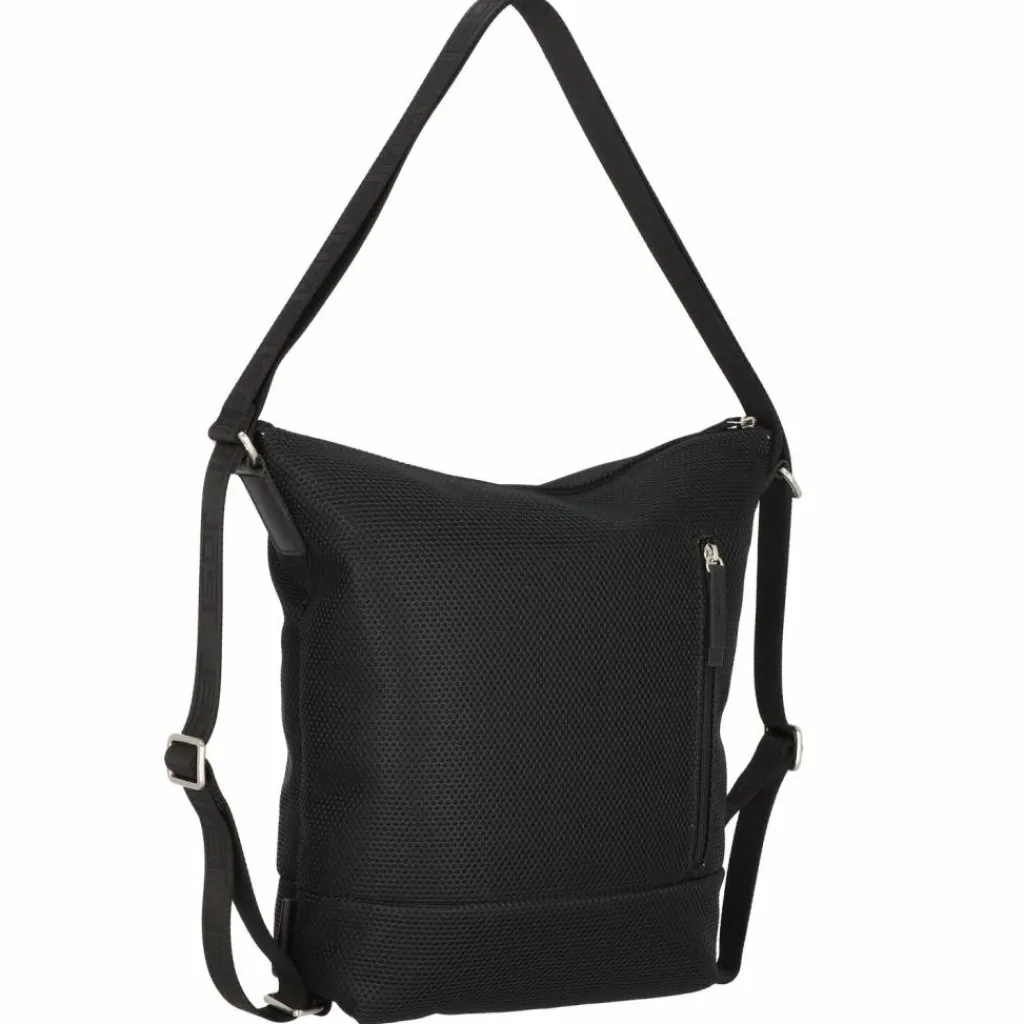Jost Henkeltaschen|Schultertaschen<Mesh 3-Way Schultertasche 41,5 cm Laptopfach schwarz