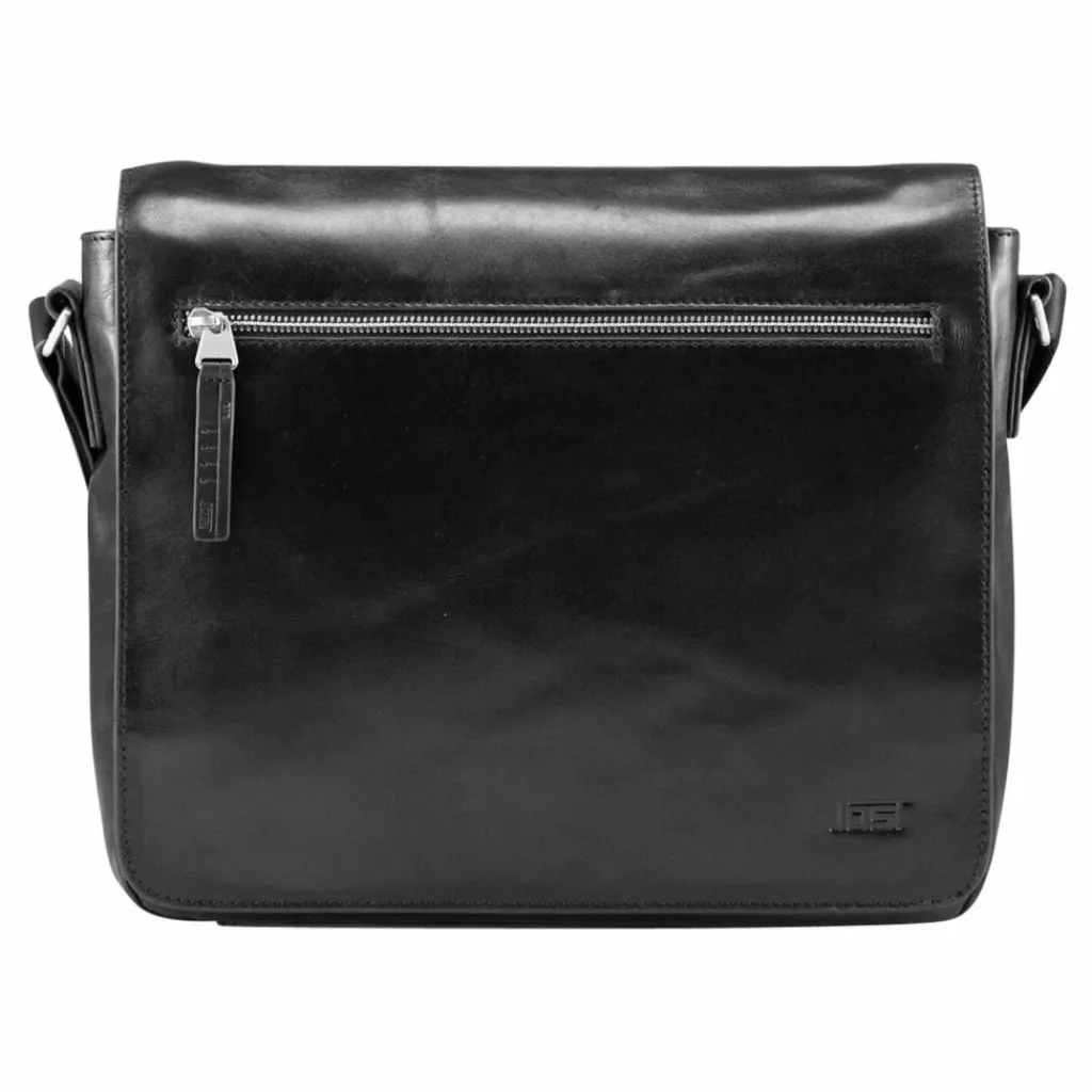 Discount Jost Skagen Aktentaschen Messenger Leder 32 cm Laptopfach black