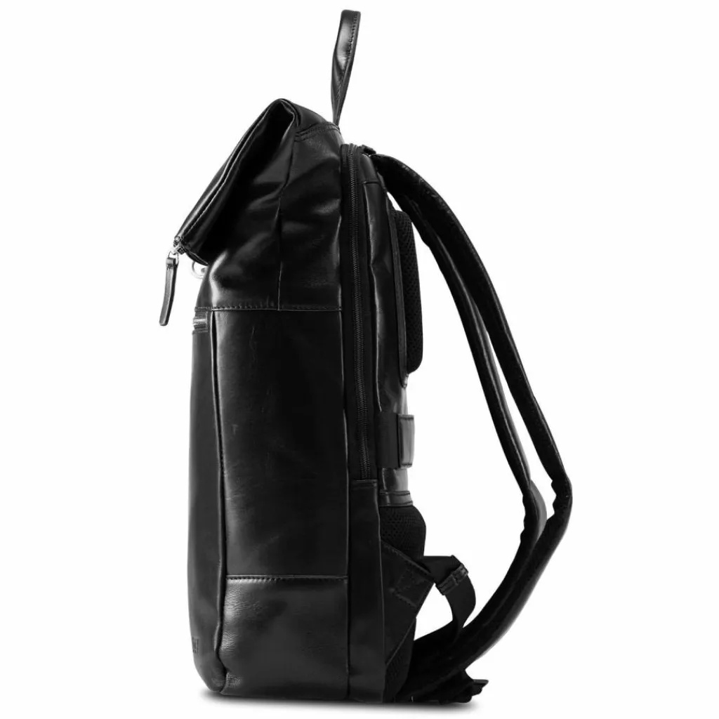 Clearance Jost Skagen Business-Rucksack Leder 44 cm Laptopfach black