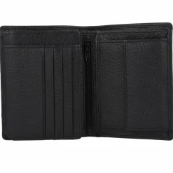 Jost Herrengeldbörsen Hochformat<Stockholm Geldbörse Leder 9.5 cm schwarz