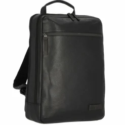 Best Jost Stockholm Rucksack Leder 46 cm Laptopfach schwarz