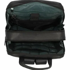 Best Jost Stockholm Rucksack Leder 46 cm Laptopfach schwarz
