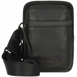Outlet Jost Stockholm Umhängetasche Leder 13 cm schwarz