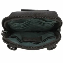 Outlet Jost Stockholm Umhängetasche Leder 13 cm schwarz