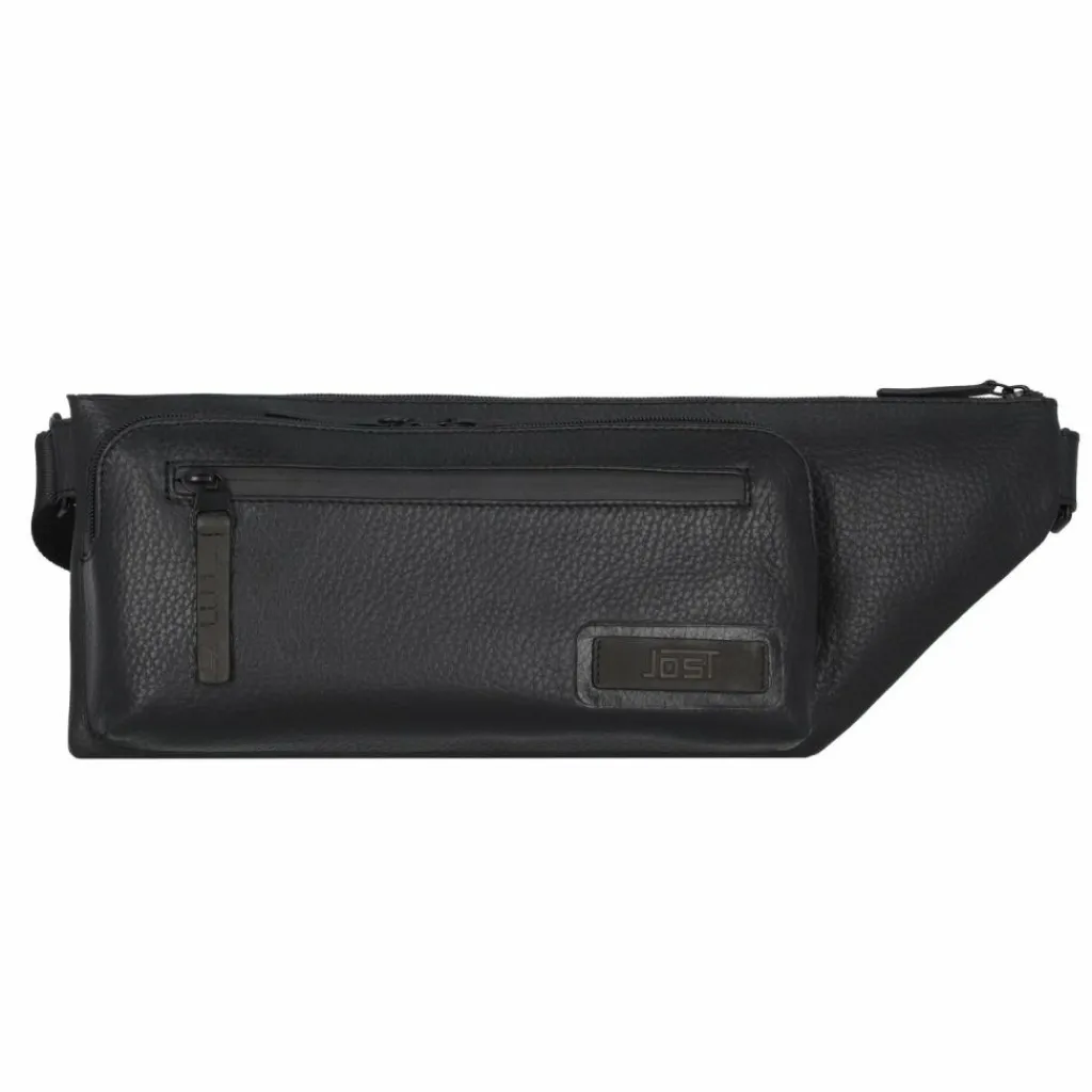 Jost Umhängetaschen<Stockholm Umhängetasche Leder 39 cm schwarz