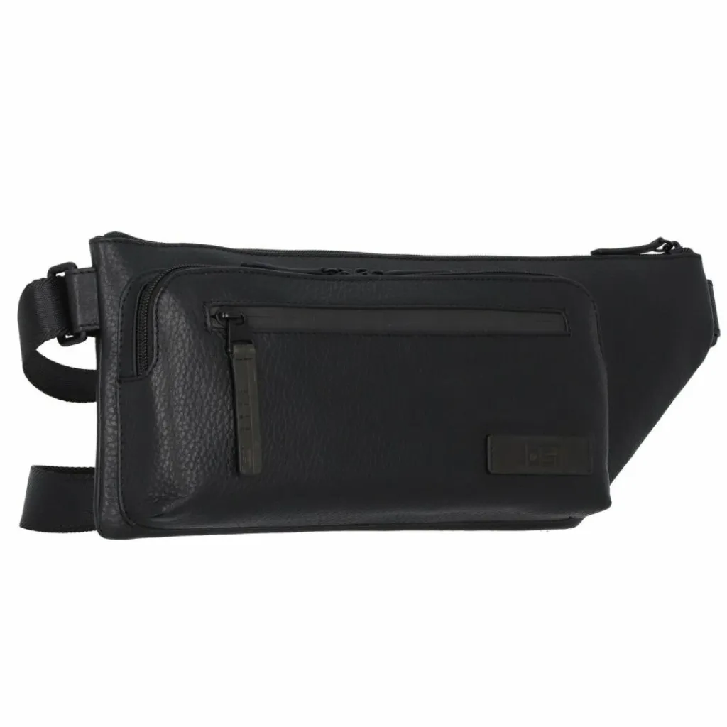 Jost Umhängetaschen<Stockholm Umhängetasche Leder 39 cm schwarz