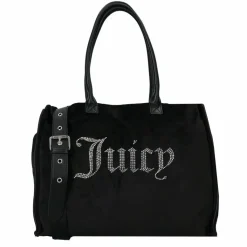 Juicy Couture Shopper|Schultertaschen<Iris Velvet Rhinestones Shopper Tasche 33 cm black