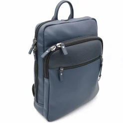 Sale Jump Boston Rucksack 39 cm Leder Laptopfach blue