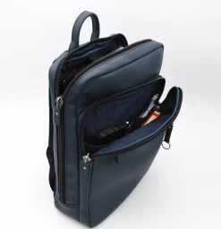 Sale Jump Boston Rucksack 39 cm Leder Laptopfach blue