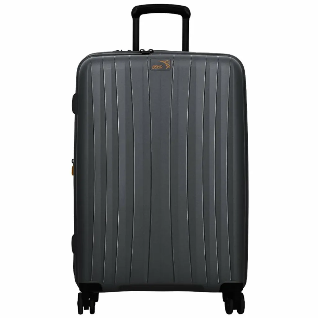 Discount Jump Enais 4 Rollen Trolley 66 cm mit Dehnfalte dark grey