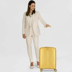 Jump Hartgepäck Kabinengepäck|4-Rollen Kabinentrolleys<Evae 4 Rollen Kabinentrolley 55 cm mit Dehnfalte yellow