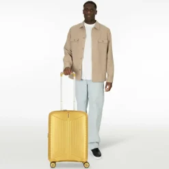 Jump Hartgepäck Kabinengepäck|4-Rollen Kabinentrolleys<Evae 4 Rollen Kabinentrolley 55 cm mit Dehnfalte yellow