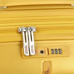 Jump Hartgepäck Kabinengepäck|4-Rollen Kabinentrolleys<Evae 4 Rollen Kabinentrolley 55 cm mit Dehnfalte yellow