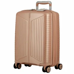 Discount Jump Evae 4 Rollen Kabinentrolley 55 cm mit Dehnfalte pale pink