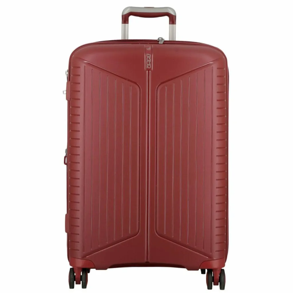 Sale Jump Evae 4 Rollen Trolley 66 cm mit Dehnfalte red