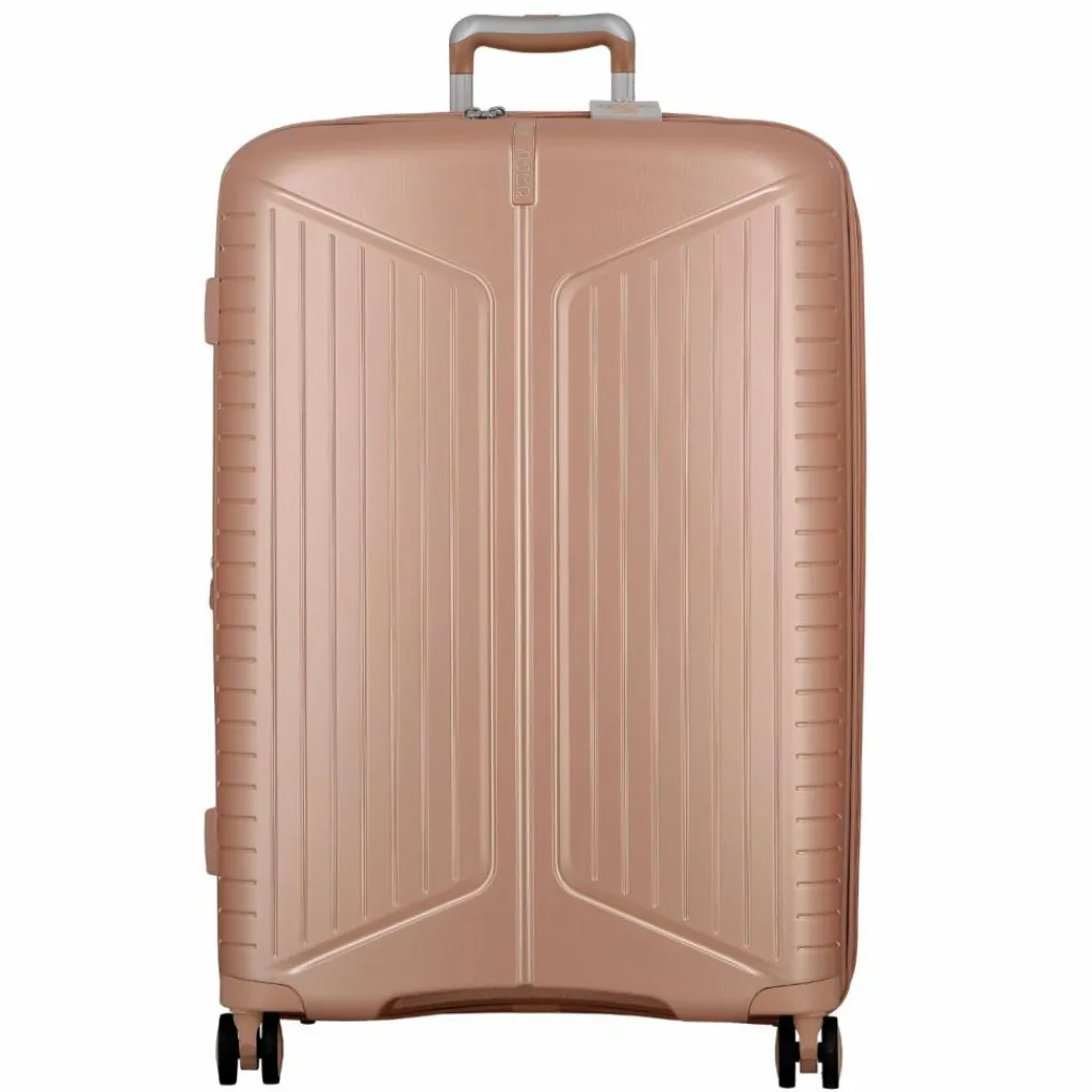 Jump 4-Rollen Koffer|Hartgepäck<Evae 4 Rollen Trolley 76 cm mit Dehnfalte rose pâle
