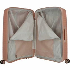 Jump 4-Rollen Koffer|Hartgepäck<Evae 4 Rollen Trolley 76 cm mit Dehnfalte rose pâle