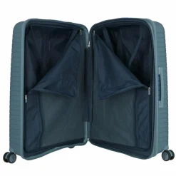 Jump 4-Rollen Koffer|Hartgepäck<Evae 4 Rollen Trolley 76 cm mit Dehnfalte bleu ciel