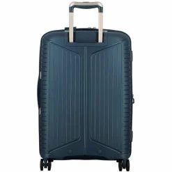 Jump Hartgepäck|4-Rollen Koffer<Evae 4 Rollen Trolley 66 cm mit Dehnfalte marine