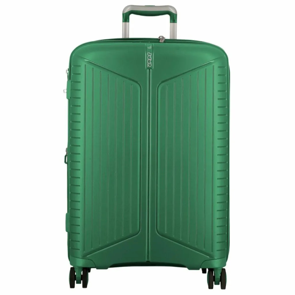 Jump 4-Rollen Koffer|Hartgepäck<Evae 4 Rollen Trolley 66 cm mit Dehnfalte green