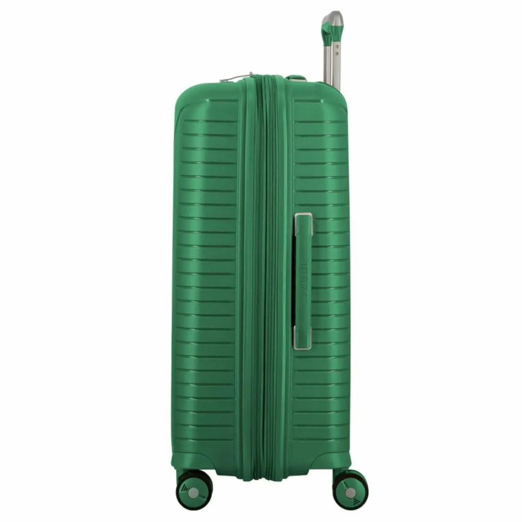 Jump 4-Rollen Koffer|Hartgepäck<Evae 4 Rollen Trolley 66 cm mit Dehnfalte green