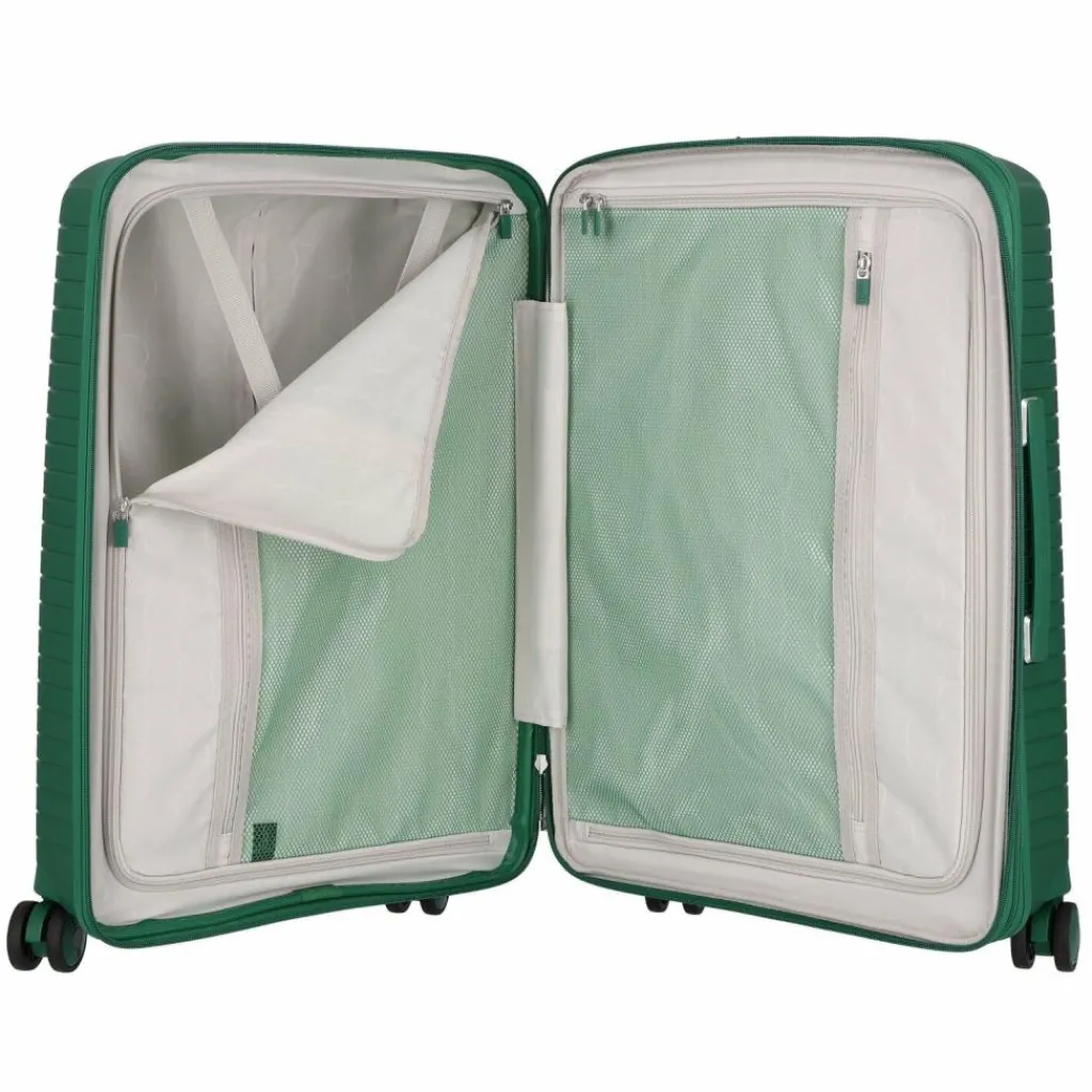 Jump 4-Rollen Koffer|Hartgepäck<Evae 4 Rollen Trolley 66 cm mit Dehnfalte green