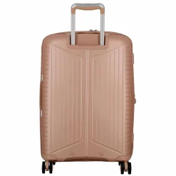 Jump 4-Rollen Koffer|Hartgepäck<Evae 4 Rollen Trolley 66 cm mit Dehnfalte rose pâle