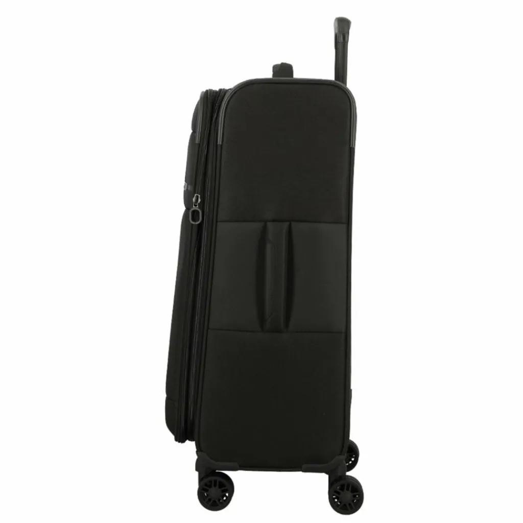 Jump 4-Rollen Koffer|Weichgepäck<Monthélys 4 Rollen Trolley 67 cm mit Dehnfalte dark grey