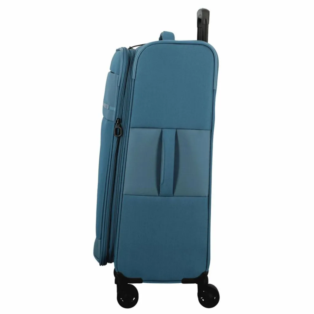 Clearance Jump Monthélys 4 Rollen Trolley 67 cm mit Dehnfalte blue