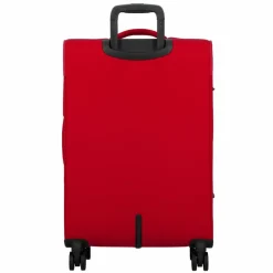 Jump Weichgepäck|4-Rollen Koffer<Monthélys 4 Rollen Trolley 67 cm mit Dehnfalte red