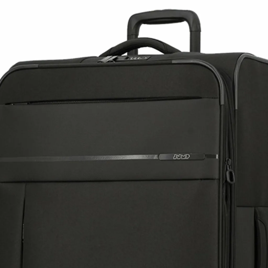 Jump Weichgepäck|4-Rollen Koffer<Monthélys 4 Rollen Trolley 78 cm mit Dehnfalte dark grey