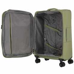 Jump Monthélys 4 Rollen Trolley 67 cm mit Dehnfalte light green