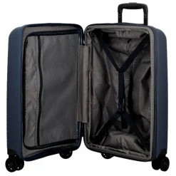 Jump Striper 4 Rollen Kabinentrolley 55 cm mit Dehnfalte dark blue