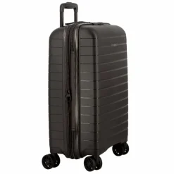 Jump Hartgepäck Kabinengepäck|4-Rollen Kabinentrolleys<Striper 4 Rollen Kabinentrolley 55 cm mit Dehnfalte after dark